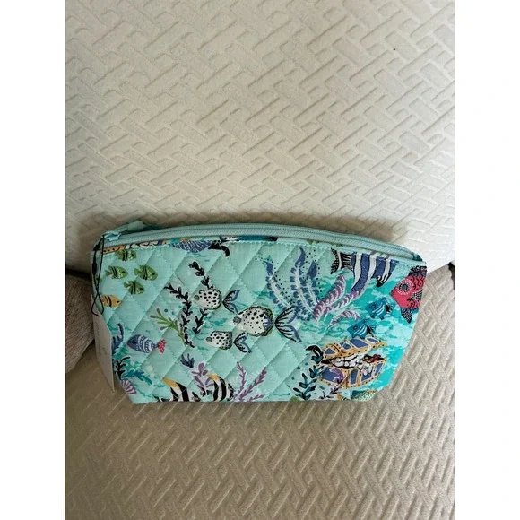 Vera Bradley Antilles Treasure LG Essential BP & MD Travel Cosmetic Bag NWT SET - Picture 14 of 16